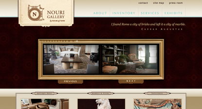 Nouri Gallery Website