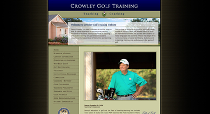 Crowley Golf Training Website