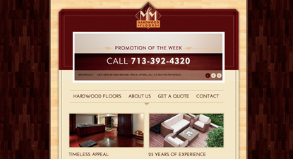 M & M Hardwood Floors Website